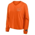 thumbnail image 2 of Women's Fanatics Orange Philadelphia Flyers Oversized All Out Effort Long Sleeve Henley T-Shirt, 2 of 5
