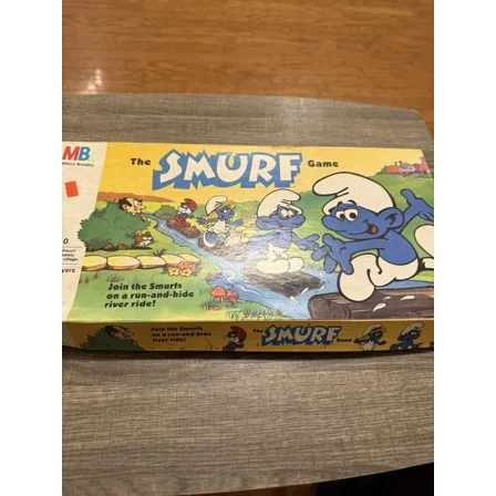 Milton Bradley 1988 THE SMURF Board Game
