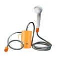 thumbnail image 3 of DYNWAVECA Portable Outdoor Shower Set Electric Shower Compact with Suction Cup Rechargeable with Hose Camping Shower Pump for Campervan Orange no Remote, 3 of 9