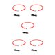 thumbnail image 2 of Billuyoard Collar para mascotas Advertencia de seguridad luminosa Collar LED para mascotas Collar de animal ajustable recargable, rojo rojo 5piezas Billuyoard CBP166933, 2 of 6