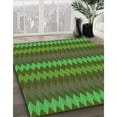 thumbnail image 2 of Ahgly Company Indoor Rectangle Patterned Army Green Area Rugs, 6' x 9', 2 of 6
