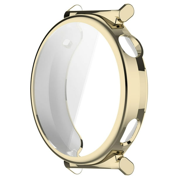 Funda Protectora Pantalla Carcasa Parachoques TPU para Huawei Watch GT5 41 Mm (oro Claro)