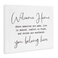 thumbnail image 2 of Stupell Industries Modern Welcome Home Family Home Black And White Inspirational Word Design Canvas Art, 30 x 24, by Lettered and Lined, 2 of 6