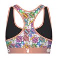 thumbnail image 2 of Playboy Neon Logos PSD Sports Bra-Small, 2 of 2