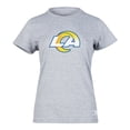 thumbnail image 1 of NFL Playera Aficionado Básica Los Angeles Rams Gris para Mujer, Talla Grande, 1 of 5