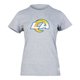 thumbnail image 1 of NFL Playera Aficionado Básica Los Angeles Rams Gris para Mujer, Talla Mediana, 1 of 5