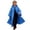 Blue, variant on Odeerbi Kids Boys Girls Halloween Long Hooded Cape Cloak Solid Color Witch Robe for Party Dress Up