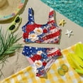 thumbnail image 4 of Grblisyd 4th of July Girls Swimsuit Red White and Blue Casual Swimwear 2 Piece Bathing Suit Cute Scoop Neck Swimsuits for Girls 6Y, 4 of 6