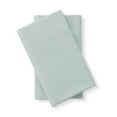 thumbnail image 5 of Mainstays 2-Piece 300 Thread Count Easy Care Percale Pillowcase Set, Teal Haze, King, 5 of 5