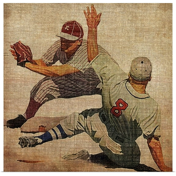 Great BIG Canvas | Rolled John Butler Poster Print entitled Vintage Sports VII