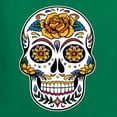 thumbnail image 5 of Wild Bobby Day Of The Dead Sugar Skull Pop Culture Men Graphic Tank Top, Kelly, Small, 5 of 5