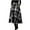 Black, variant on Women Skirt, Women's High Waisted Plaid A-line Half Body Large Skirt with Pocket, Flowy and Comfortable for Casual, Party, and Daily Wear