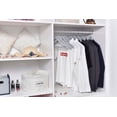 thumbnail image 4 of Perchas de madera maciza de calidad, juego de 30 perchas ligeramente curvadas con elegantes ganchos cromados, perchas resistentes para ropa, chamarra, camisa, pantalones,44 cm, 4 of 9
