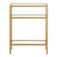 thumbnail image 4 of Maklaine Modern Industrial 22" Console Table in Brass Finish, 4 of 4