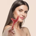 thumbnail image 2 of Unique Bargains 1 Pc Facial Muscle Stick Triangular Shape Skincare and Massaging Tool Red, 2 of 5