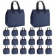 thumbnail image 1 of Bolsas Térmicas Aisladas Uxcell [20PCS] - Aislamiento Térmico de Alimentos - [Azul Marino-9.4IN], 1 of 7