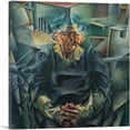 thumbnail image 1 of ARTCANVAS Horizontal Volumes 1912 Canvas Art Print by Umberto Boccioni - Size: 18" x 18" (1.50" Deep), 1 of 9