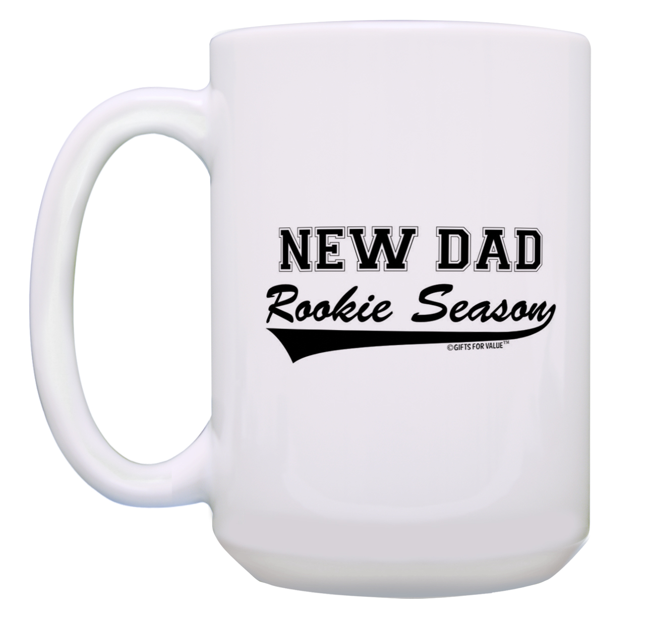 ThisWear Funny Dad Mug Set Rookie Season New Dad Coffee Mug Set 2 Pack Mug 15oz Coffee Mugs - image 2 of 4