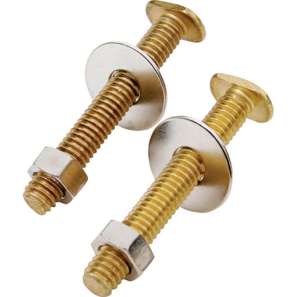 Worldwide Sourcing Toilet Bolt Set Brass