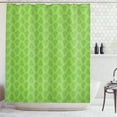 thumbnail image 1 of Fern Shower Curtain, Botanic Composition in Green Shades Leaves of Hawaiian Jungles Summer Flora, Fabric Bathroom Set with Hooks, 69W X 75L Inches Long, Green Apple Green, by Ambesonne, 1 of 3