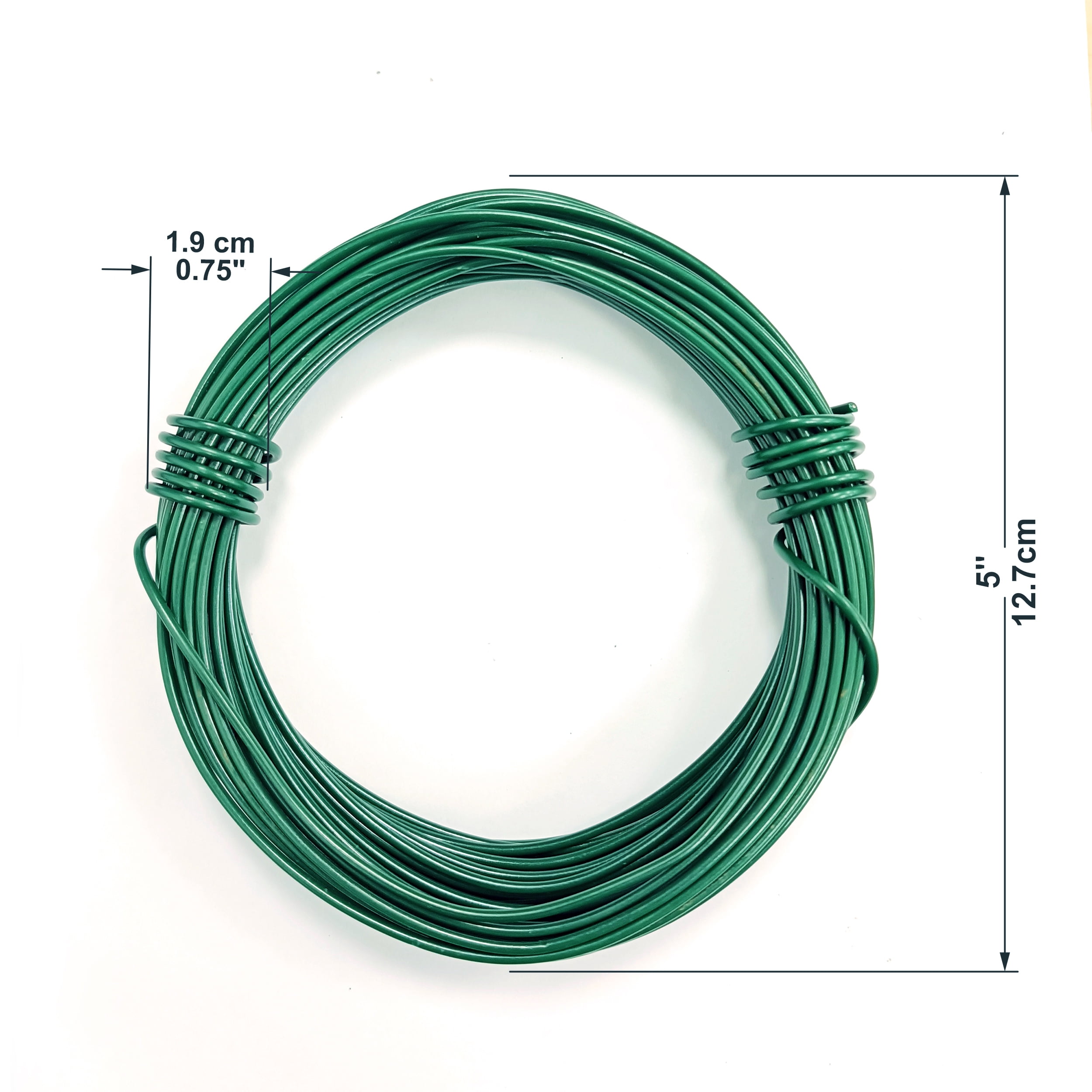 Expert Gardener Plant Tie 50ft Wire, Plastic Twist Tie, Weather-Resistant for Garden Use