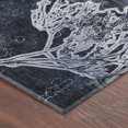 thumbnail image 3 of Addison Rugs Mayfield Premium Machine Washable Transitional Floral Navy Rectangle Rug, 10' x 14', 3 of 6