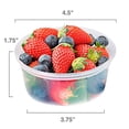 thumbnail image 2 of Glotoch 48 Pack 8 oz. (1 Cup) Plastic Food and Drink Storage Containers Set with Lids - Microwave, Freezer & Dishwasher Safe Eco-Friendly, BPA-Free, R, 2 of 2
