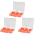 thumbnail image 1 of Tapones de silicona para dormir, con cancelación de ruido, reutilizables y moldeables, para nadar, trabajar o viajar en avión, 1 of 7