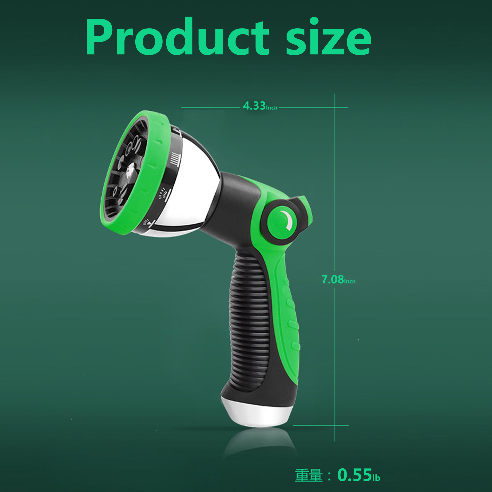 Keyahappy Water Hose Nozzle with 10 Spray Patterns photo 7