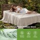 thumbnail image 4 of Manta refrescante Bedsure, color beige, tamaño king, para personas que duermen en el calor, 4 of 9