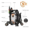 thumbnail image 3 of AIVOLT Corded Electric Pressure Washer 4800 PSI, 1.76 GPM, 4 Nozzles, Soap Tank, Anti-Tipping, 36ft Cable, 25ft Hose, 3 of 9