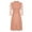 Pink, variant on Women's Lace Floral Sleeve Elegant Cocktail Dress Keyhole Crew Neck Knee Length A-Line Dresses for Party