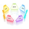 thumbnail image 2 of Yeacher Capsules Storage Box with Eye-catching Printing Date Marks Flower Shape 7 Days Daily Organizer Handy Portable, 2 of 7