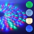 thumbnail image 2 of Tira de luces LED de neón multicolor con forma de arcoíris, resistente al agua, para jardín, exterior, UE, 220 V, luces de cuerda, iluminación de 360 grados, 2 of 5