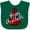 Green, variant on Inktastic Red Buffalo Plaid Christmas Tree Boys or Girls Baby Bib