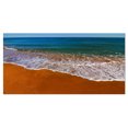 thumbnail image 2 of Summer Beach avec Vagues Blanches - Impression sur Toile Moderne, 2 of 3
