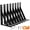Black-8 Pack-7 Inch, variant on 7 Inch Black-8 Pack Heavy Duty L Floating Wall Shelf Brackets