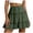 Green, variant on felwors Ruffled Mini Skirt – Women’s Layered Tiered Skater Skirt (Beige, S)