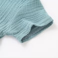 thumbnail image 4 of LIJCC Ensemble Décontracté d'Été pour Bébé Fille en Coton et Lin à Manches Courtes Col Rond T-Shirt et Shorts 2 Pcs (Bleu, 3-4 Ans), 4 of 9