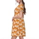 thumbnail image 2 of Balery Beautiful Fox A Vestidos sueltos de manga corta para mujer, vestidos de verano 2025, vestidos casuales de corte A con vuelo., 2 of 6