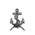 thumbnail image 2 of Cast Iron Anchor Towel Holder 8.5 Inch - Anchor Decoration - Metal Wall Art, 2 of 2