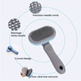 thumbnail image 3 of Cat And Dog One-click Hair Removal Brush, Pet Hair Removal Waterproof Grooming Brush, Comb For Long And Short Hair Pets, Cat And Dog Massage Dog Hair Removal Comb, Pet Comb, 3 of 5