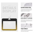 thumbnail image 4 of Kdxio Gold Glitter Gradient Card Badge Holder Work Badge Sleeve for Office, School, Factory, ID Credit Cards, Driver Licenses and Passes, 4 of 7