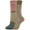 Khaki, variant on Dickies Women's 2 pairs Charcoal Fiber Color Block Thermal Crew Socks, Sizes 6-9, Charcoal