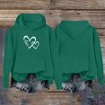 thumbnail image 7 of EnJoCho Youth Boys Girls Hooded Sweatshirt Fleece Pullover Top Fashion Casual Warm Winter Fall Cozy Comfortable Loungewear Kids Teen Clothes School Daily, 7 of 7