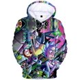 thumbnail image 1 of Chandails à Capuchon Rick And Morty pour Hommes Chandail en Molleton Unisexe Motif 3D Imprimé, 1 of 3