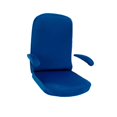thumbnail image 1 of Funda elástica para silla de ordenador con funda extraíble suave y lavable a máquina, funda para sillón de oficina de poliéster a prueba de polvo para azul Gloria funda para sillas de oficina, 1 of 9