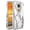 White Marble, variant on Moto E5 Plus Case, Moto E5 Supra Case,KAESAR Hybrid Dual Layer Shockproof Hard Cover Graphic Fashion Cute Colorful Silicone Skin Case for Moto E5 Plus (White Marble)
