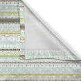 thumbnail image 6 of Ambesonne Green and Brown Valance & Curtain, Lace Pattern, 55"x36", Yellow Green Mint Green, 6 of 6
