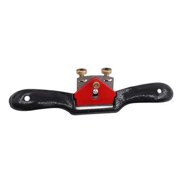 10 Inch Adjustable Spokeshave with Flat Base Hand Planer Cutting Edge Metal Blade Wood Working Hand Tool for Wood Craft Spoke Shave Woodworking